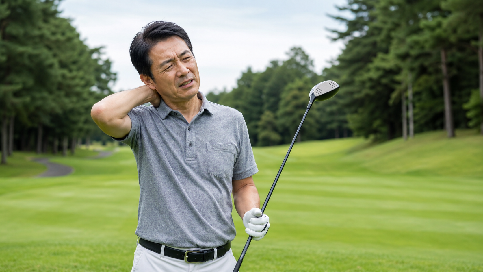 秋津_首の痛み_ゴルフ01